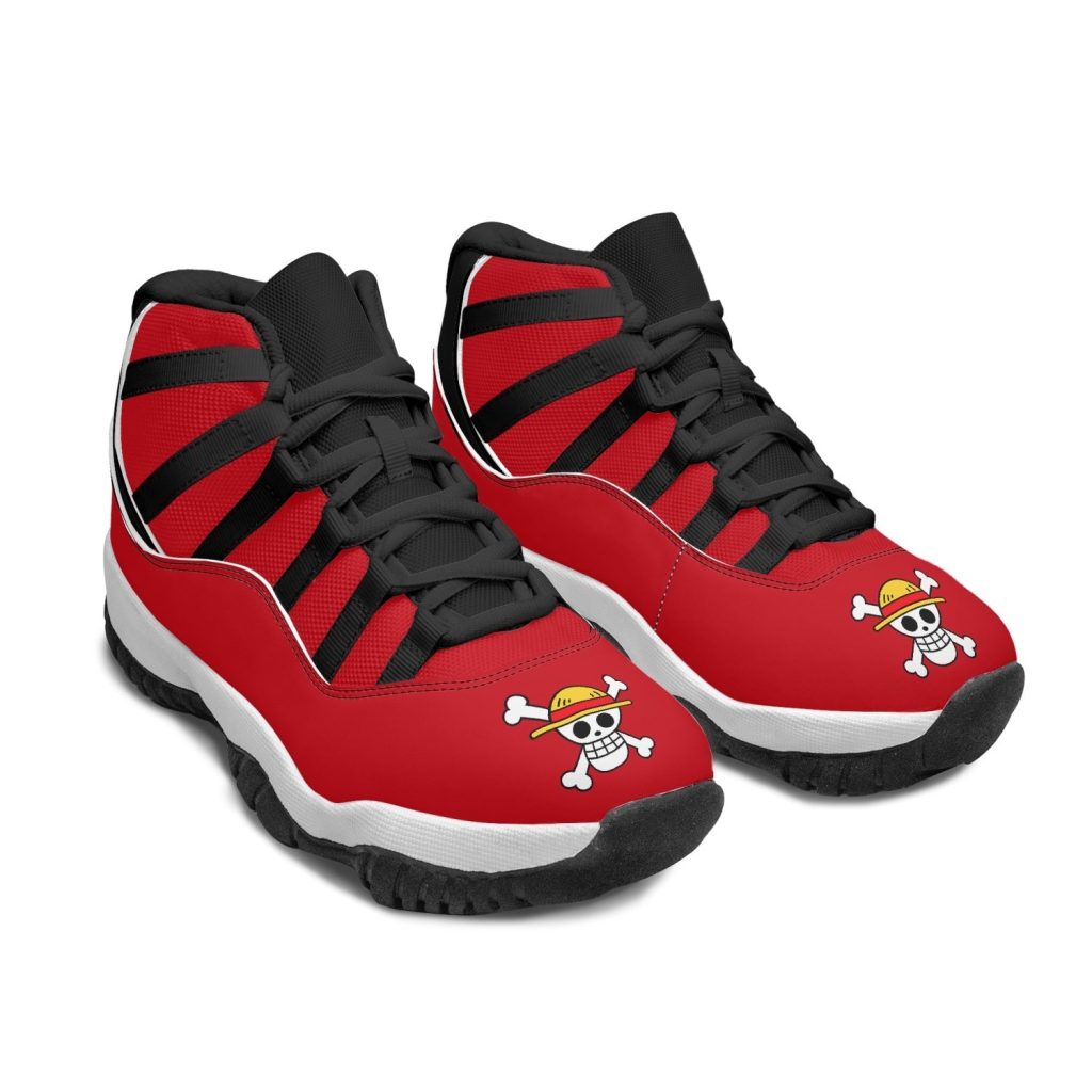 monkey d luffy one piece aj11 basketball shoes 8 - Anime Shoes World