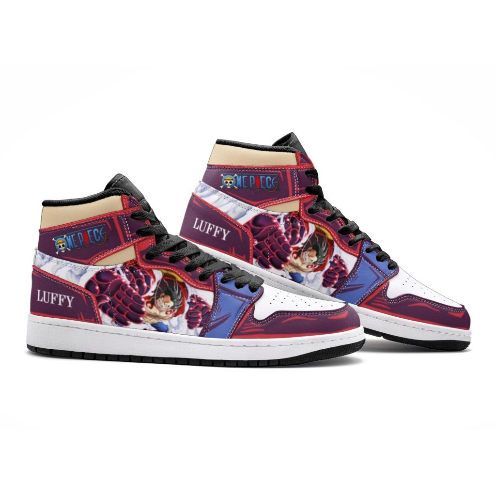 monkey god luffy one piece jd1 shoes 2 - Anime Shoes World