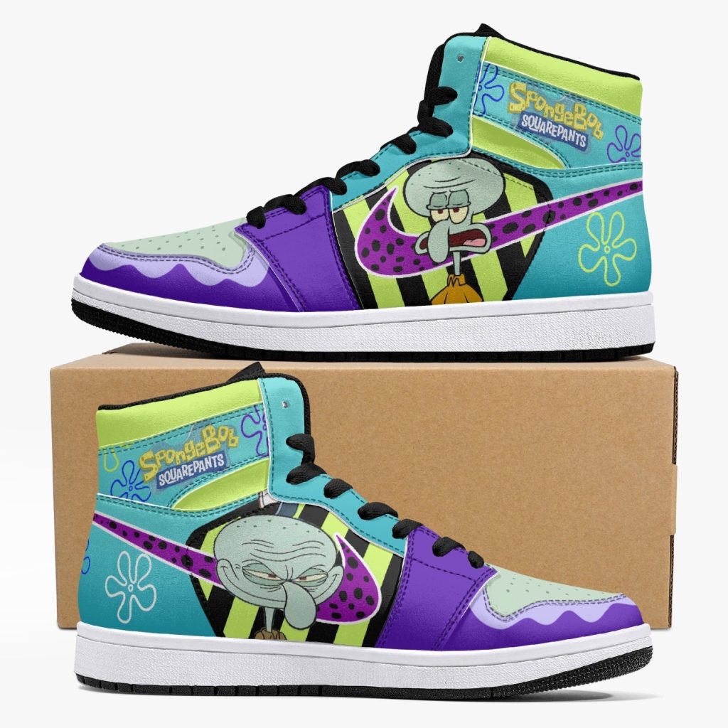 mr squidward q tentacles spongebob j force shoes - Anime Shoes World