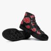 naruto akatsuki premium all black high top canvas shoes 10 - Anime Shoes World