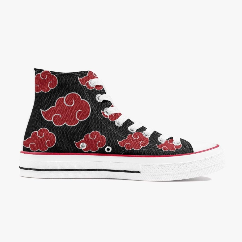 naruto akatsuki premium high top canvas shoes 3 - Anime Shoes World