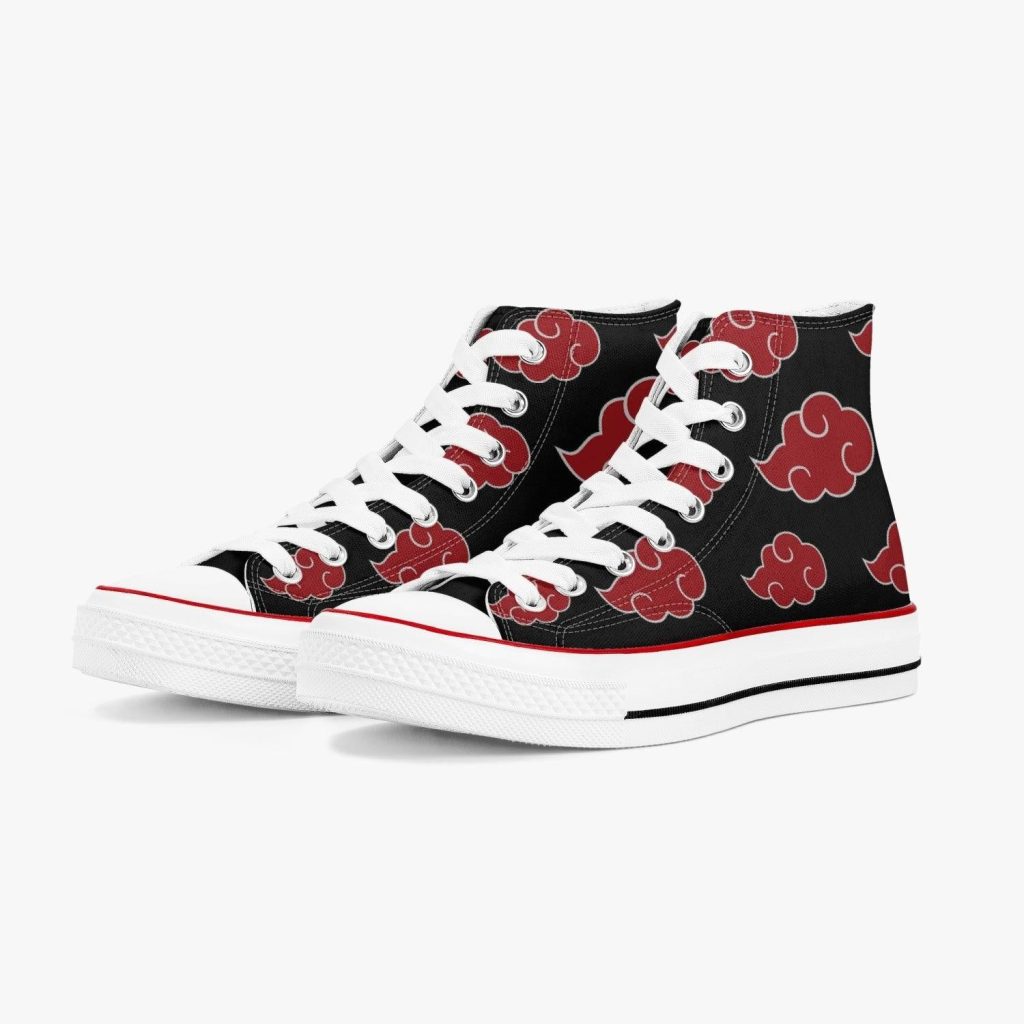 naruto akatsuki premium high top canvas shoes 8 - Anime Shoes World