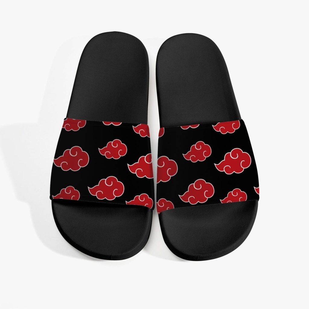 naruto akatsuki slides custom sandals - Anime Shoes World