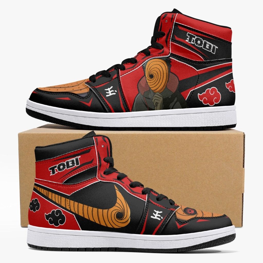 obito tobi uchiha akatsuki naruto j force shoes - Anime Shoes World