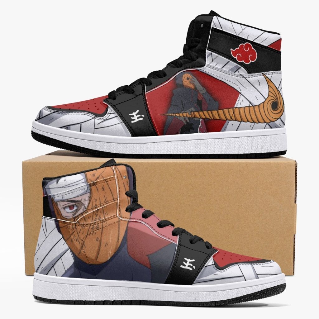 obito tobi uchiha reveal naruto j force shoes - Anime Shoes World