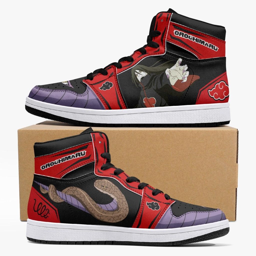 orochimaru akatsuki naruto j force shoes - Anime Shoes World