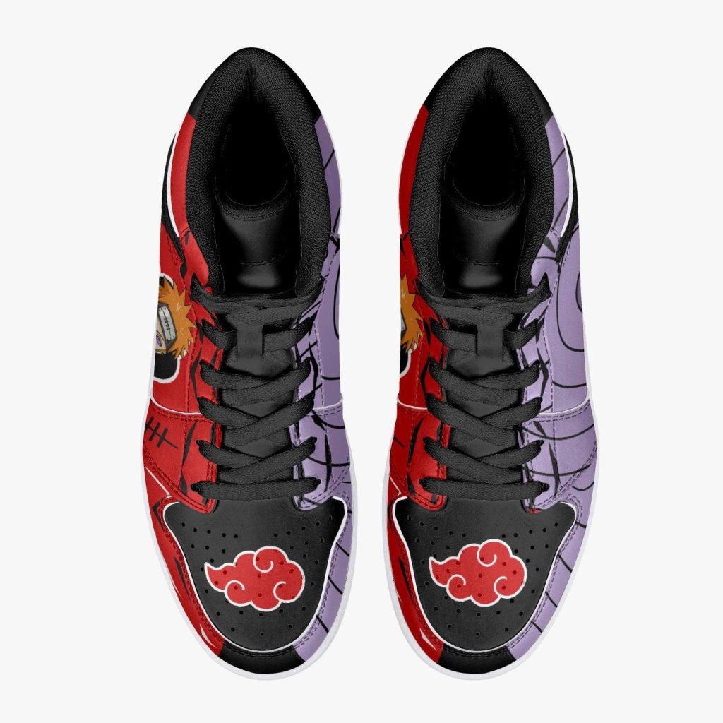 pain nagato akatsuki naruto j force shoes 4 - Anime Shoes World