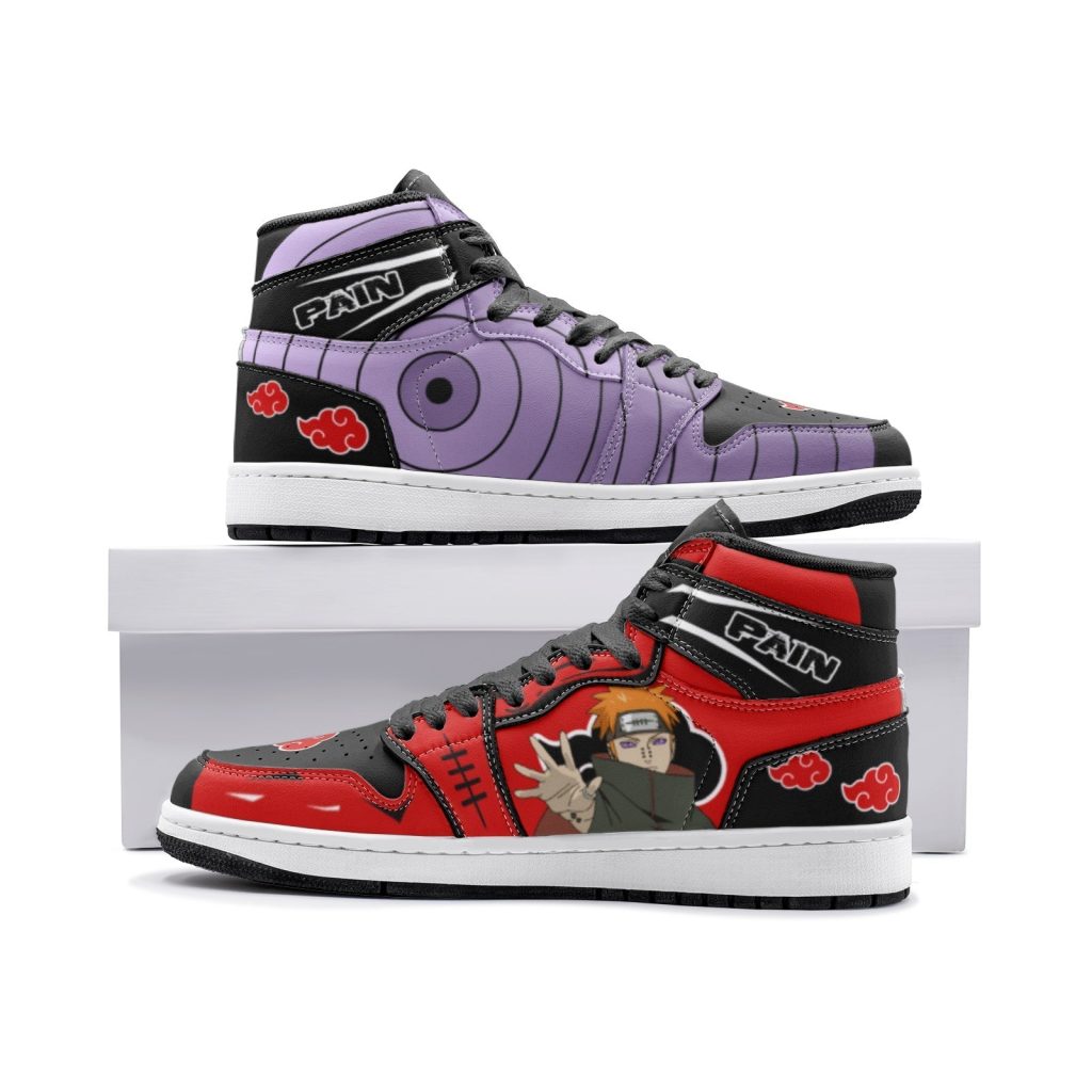 pain nagato akatsuki naruto jd1 shoes - Anime Shoes World