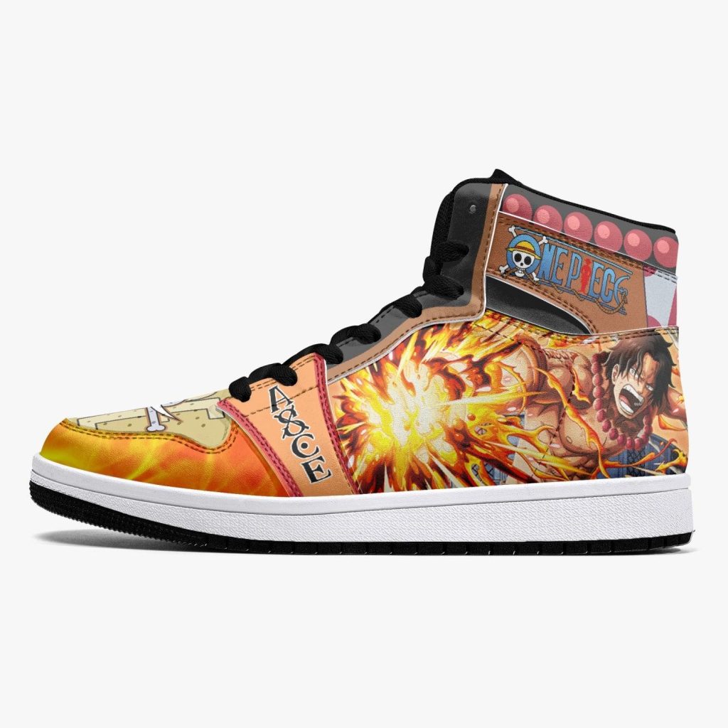 portgas d ace one piece j force shoes 16 - Anime Shoes World