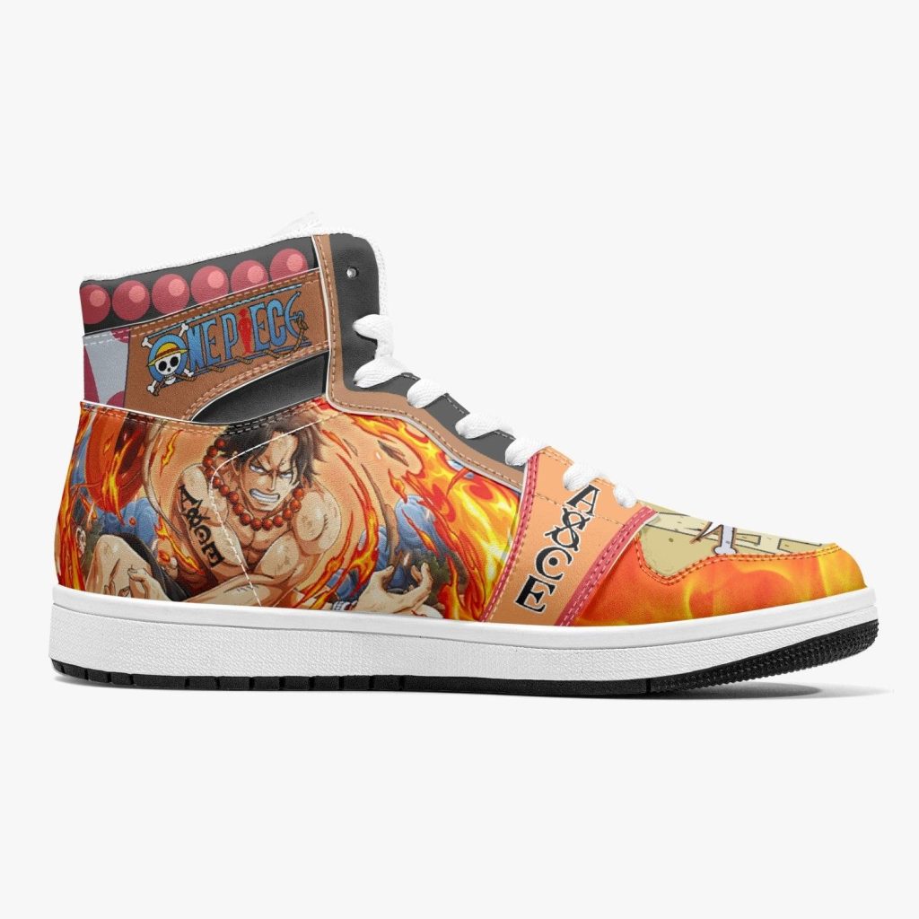 portgas d ace one piece j force shoes 9 - Anime Shoes World