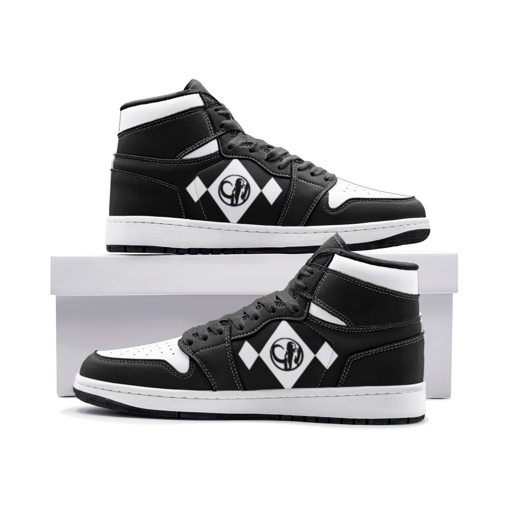 power rangers black jd1 shoes - Anime Shoes World