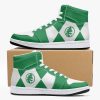 power rangers green j force shoes - Anime Shoes World