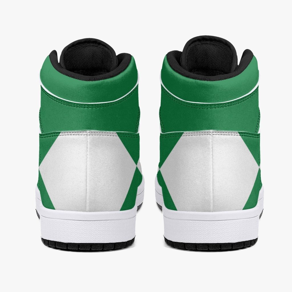 power rangers green j force shoes 4 - Anime Shoes World