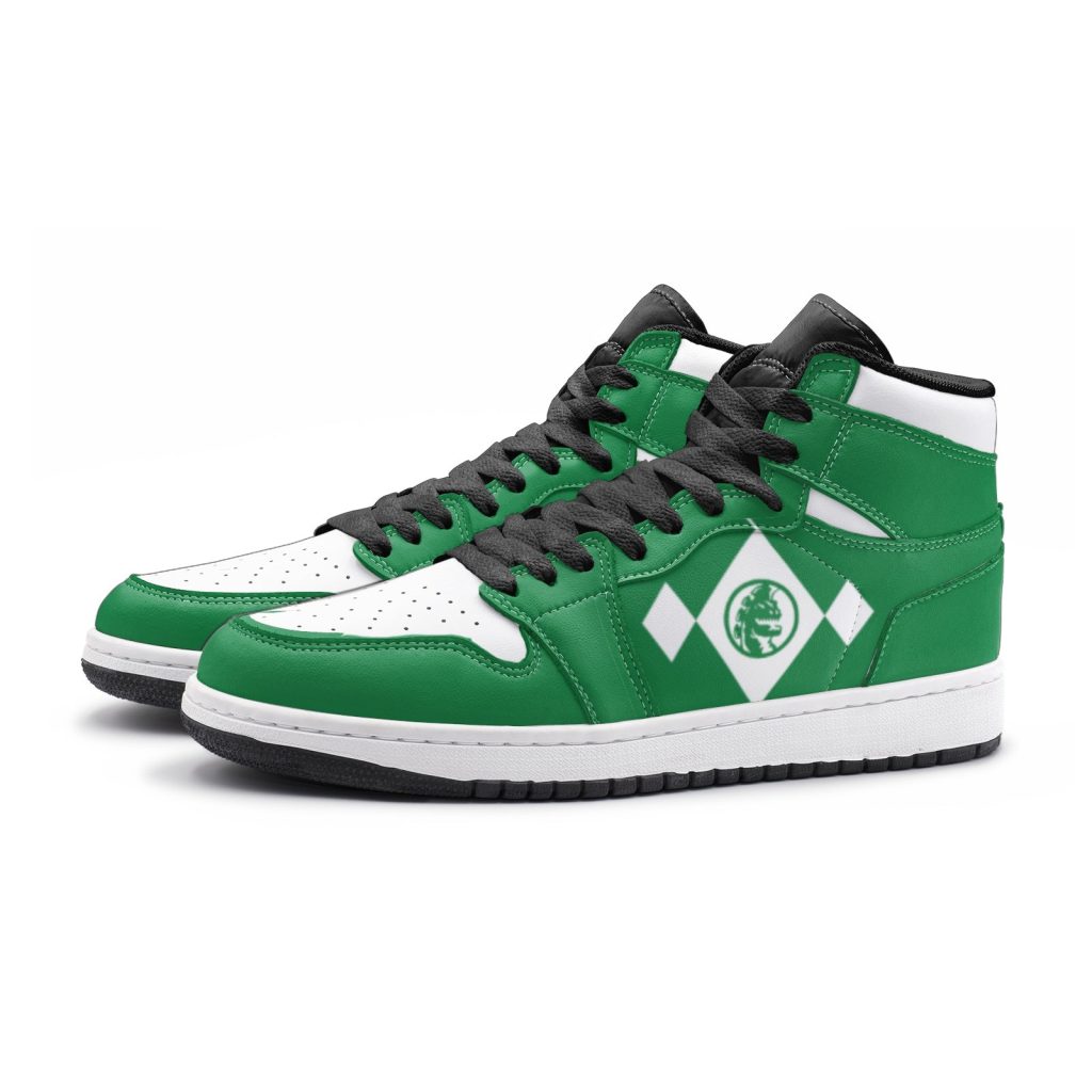 power rangers green jd1 shoes 3 - Anime Shoes World