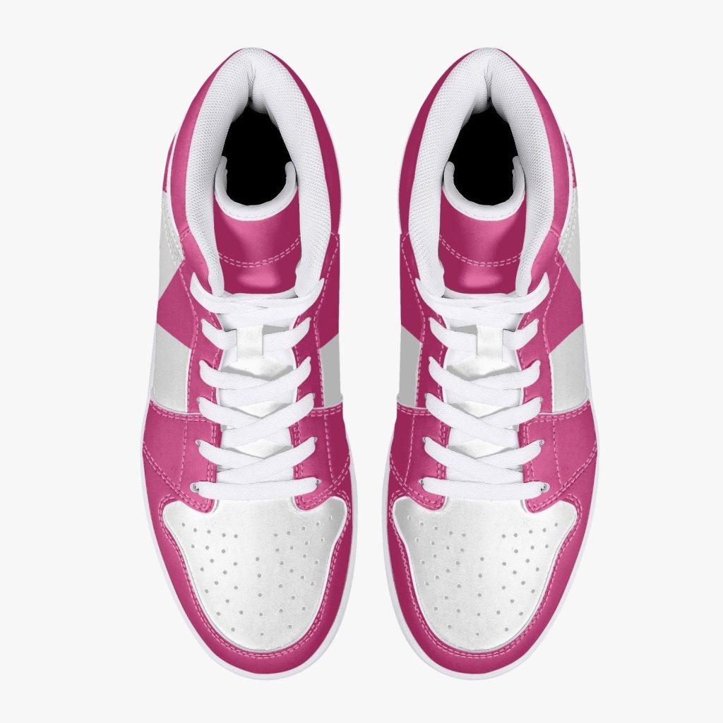 power rangers pink j force shoes 12 - Anime Shoes World