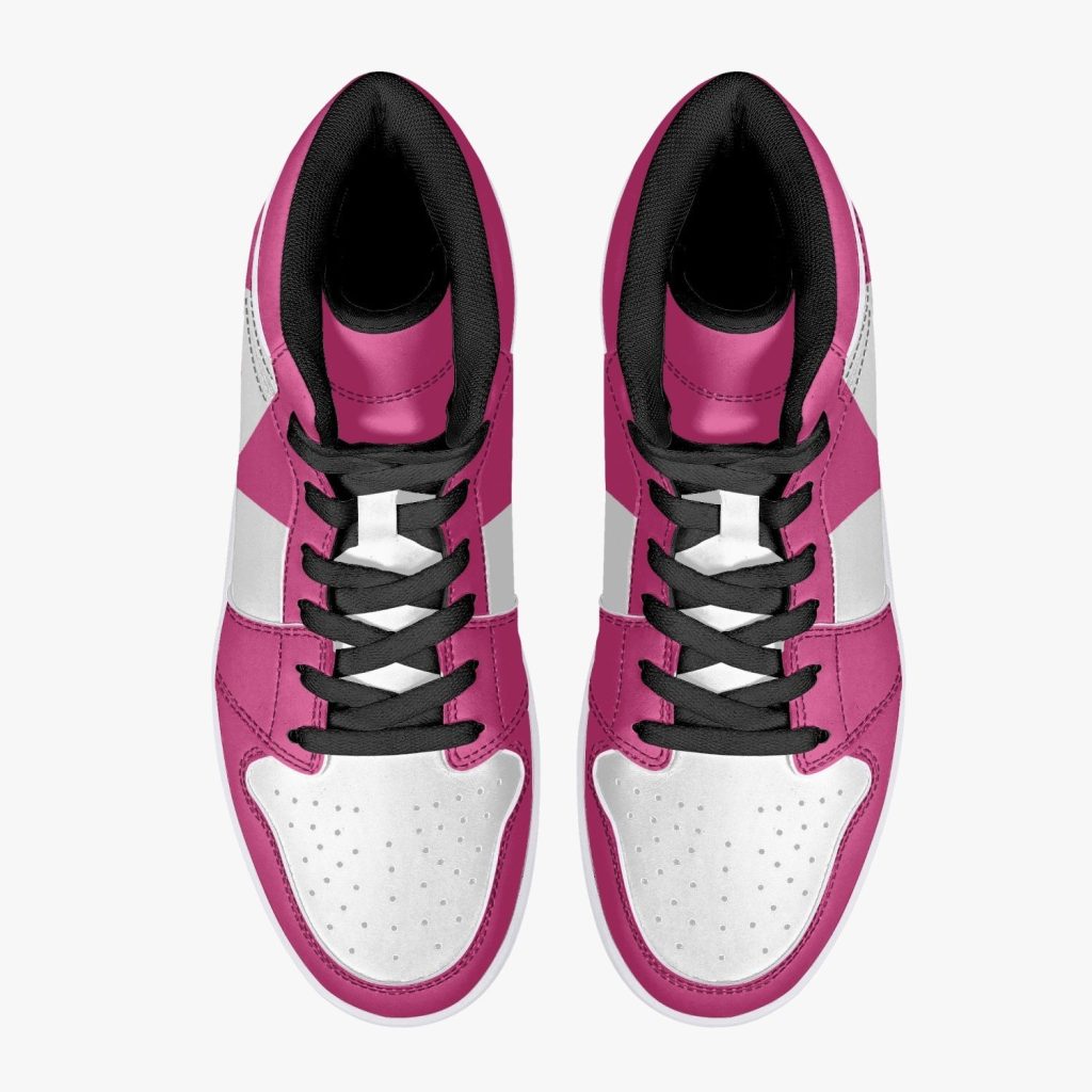 power rangers pink j force shoes 4 - Anime Shoes World