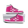 power rangers pink jd1 shoes - Anime Shoes World