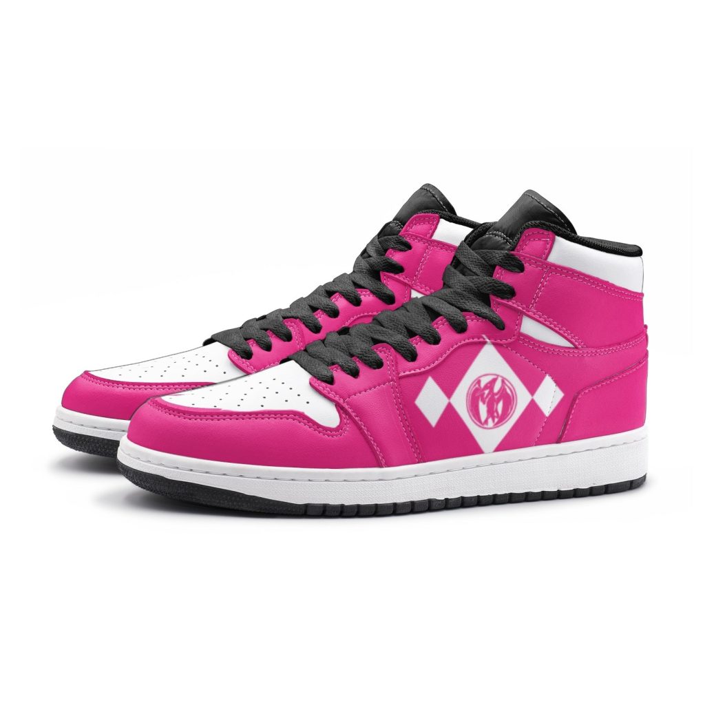 power rangers pink jd1 shoes 3 - Anime Shoes World