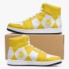 power rangers yellow j force shoes - Anime Shoes World