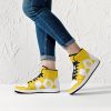 power rangers yellow j force shoes 7 - Anime Shoes World