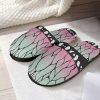 shinobu kocho demon slayer custom cotton slippers - Anime Shoes World