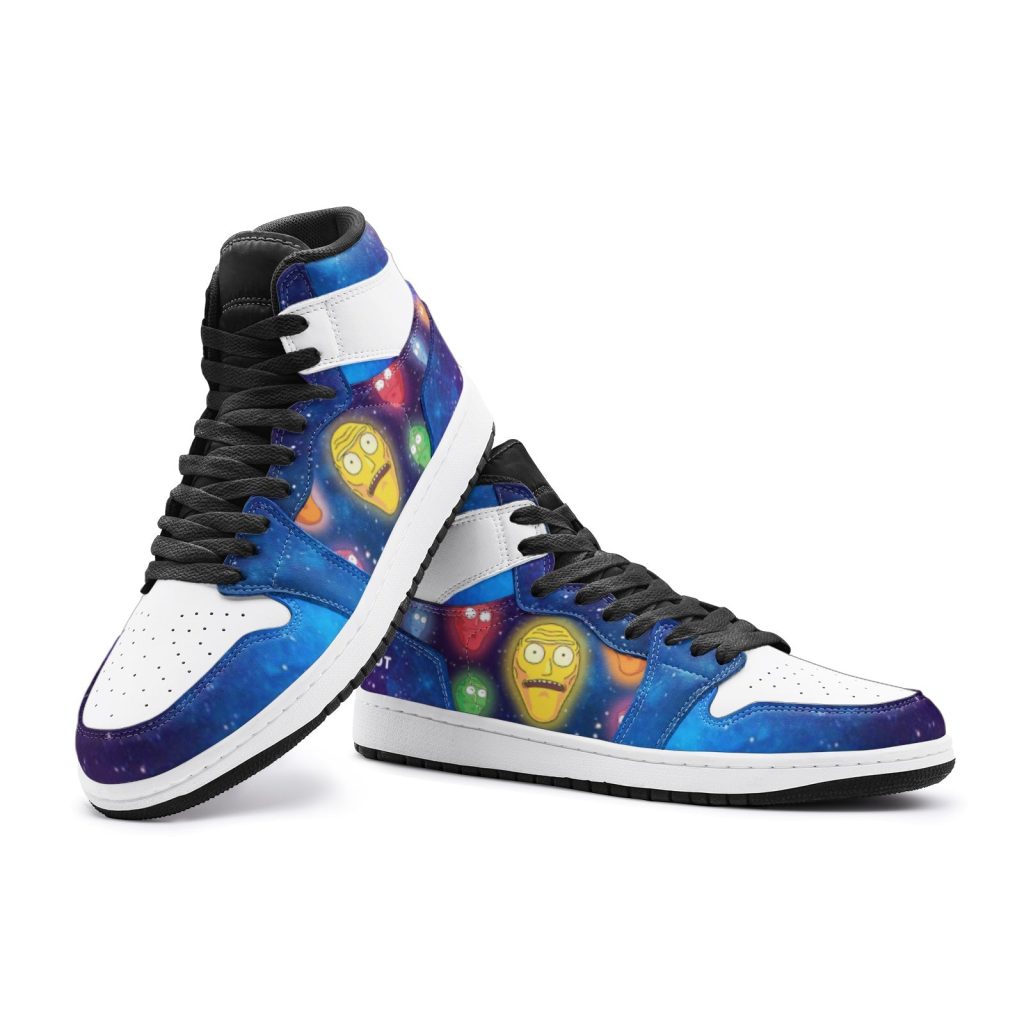 show me what you got rick and morty jd1 shoes - Anime Shoes World