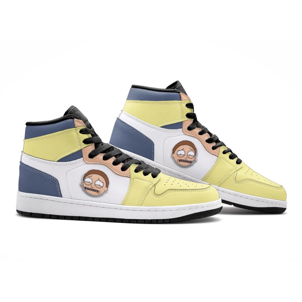 sick morty rick and morty jd1 shoes 2 - Anime Shoes World