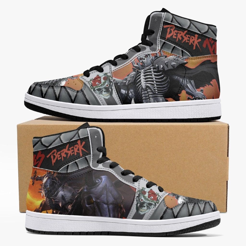 skull knight berserk j force shoes - Anime Shoes World