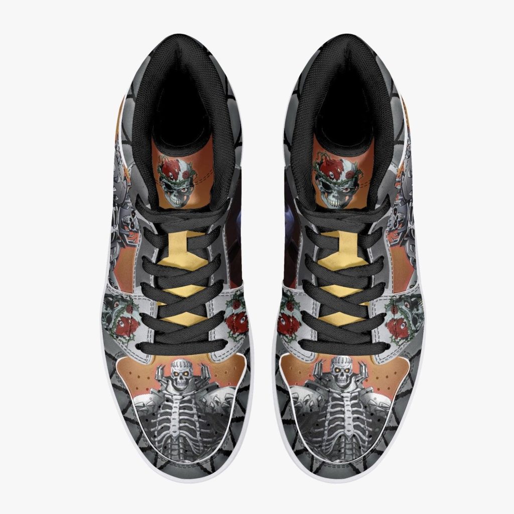 skull knight berserk j force shoes 3 - Anime Shoes World