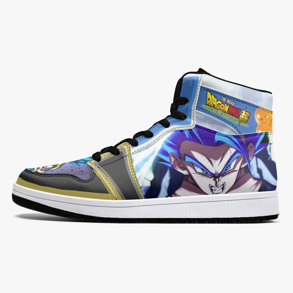 super saiyan blue gogeta dragon ball super broly j force shoes 16 - Anime Shoes World