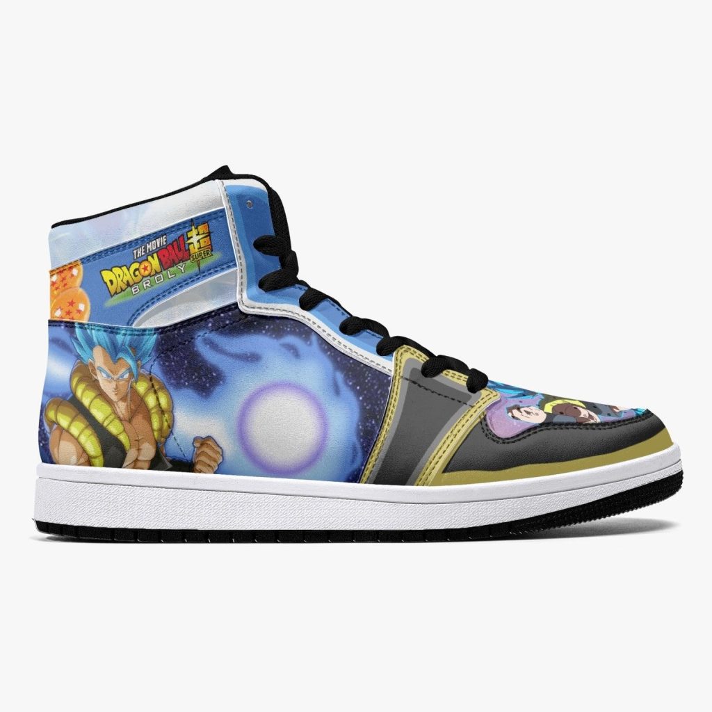 super saiyan blue gogeta dragon ball super broly j force shoes 3 - Anime Shoes World