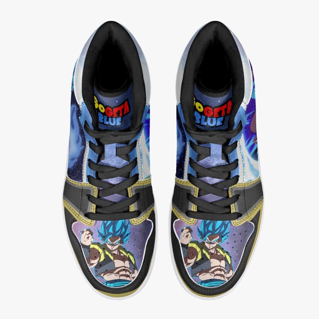 super saiyan blue gogeta dragon ball super broly j force shoes 4 - Anime Shoes World