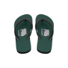 survey corps attack on titan custom flip flops 2 - Anime Shoes World