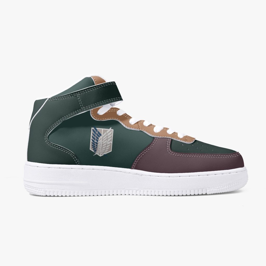 survey corps attack on titan high top kamikaze shoes 3 - Anime Shoes World