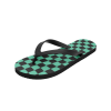 tanjiro kamado demon slayer custom flip flops - Anime Shoes World