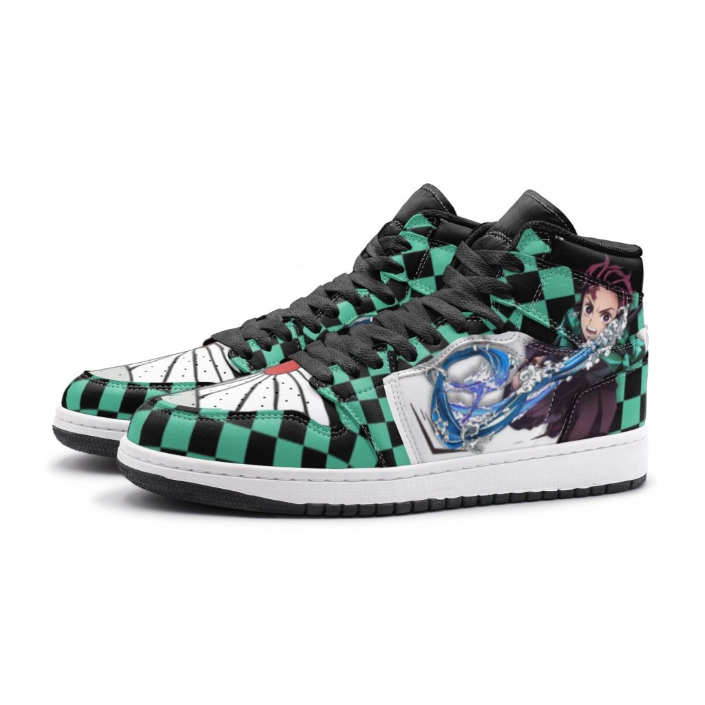 tanjiro kamado demon slayer jd1 shoes 3 9d465525 9b71 4a37 bce7 22ae63d6fddb - Anime Shoes World