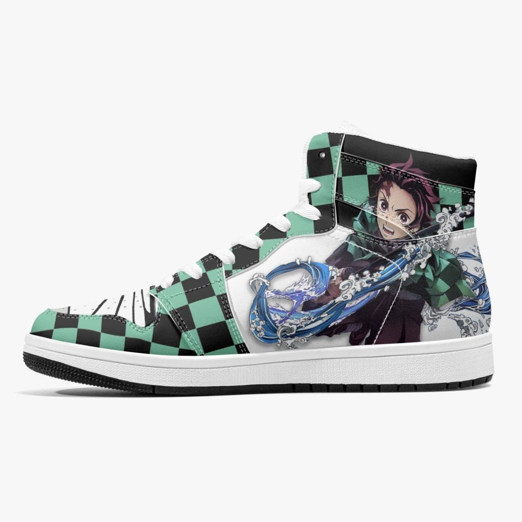 tanjiro kamado water and sun breathing demon slayer j force shoes 9 - Anime Shoes World