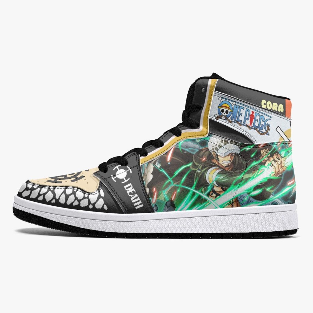 trafalgar d law dressrosa one piece j force shoes 16 - Anime Shoes World