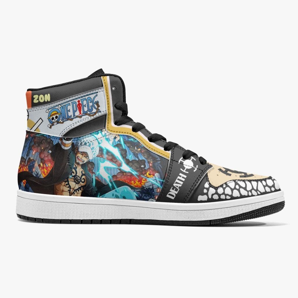 trafalgar d law dressrosa one piece j force shoes 17 - Anime Shoes World