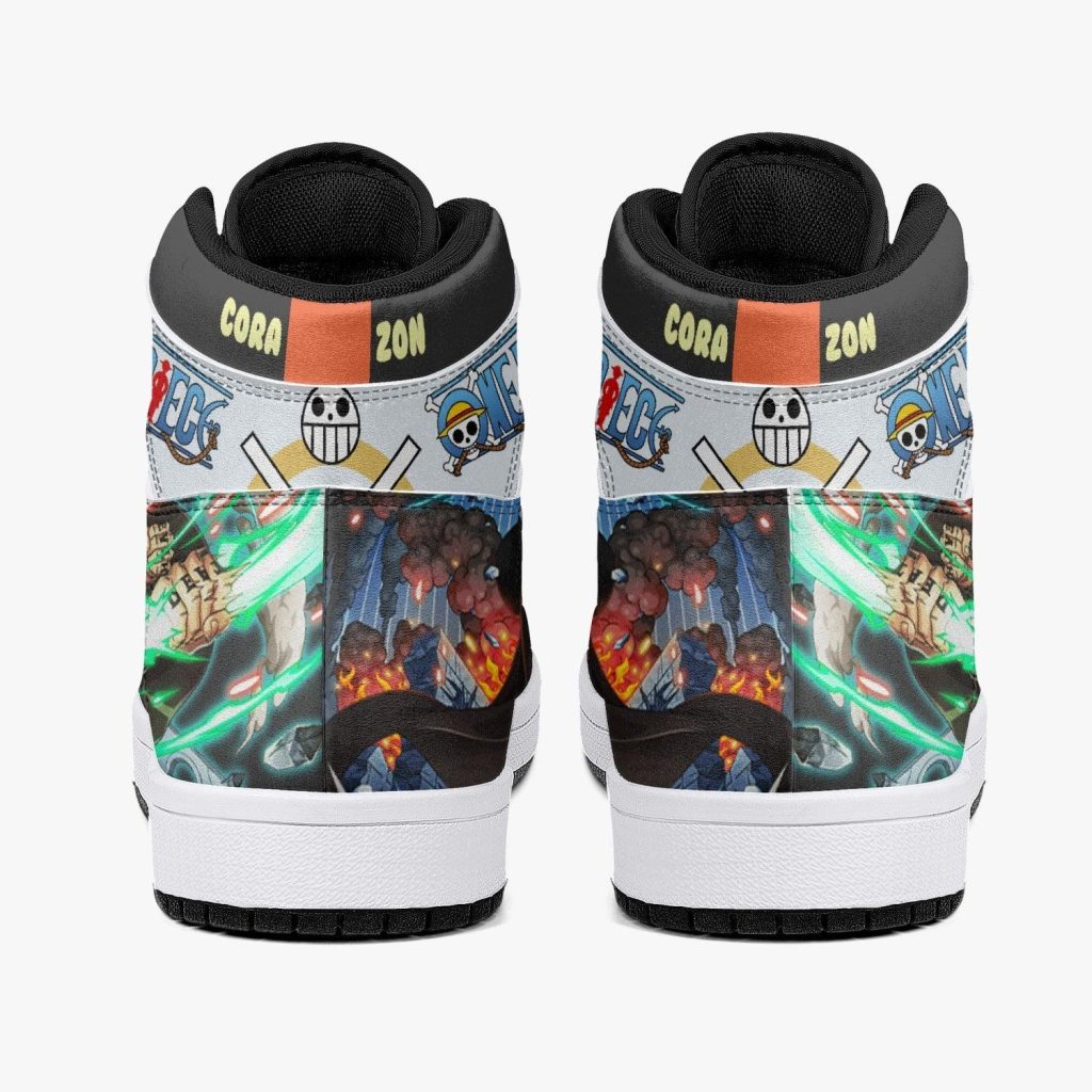 trafalgar d law dressrosa one piece j force shoes 4 - Anime Shoes World