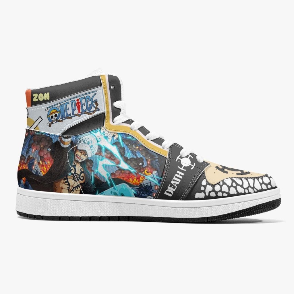 trafalgar d law dressrosa one piece j force shoes 8 - Anime Shoes World