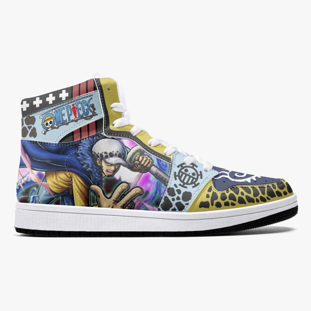 trafalgar d law onigashima one piece j force shoes 12 - Anime Shoes World