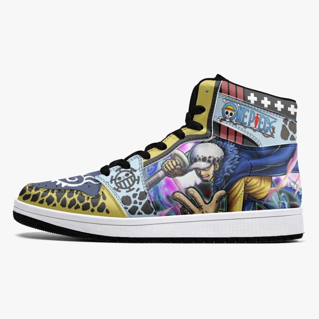 trafalgar d law onigashima one piece j force shoes 17 - Anime Shoes World