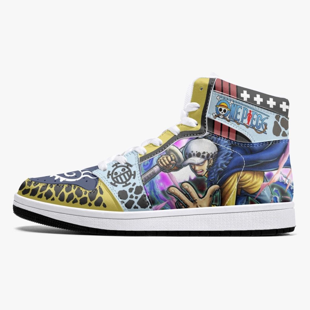 trafalgar d law onigashima one piece j force shoes 7 - Anime Shoes World