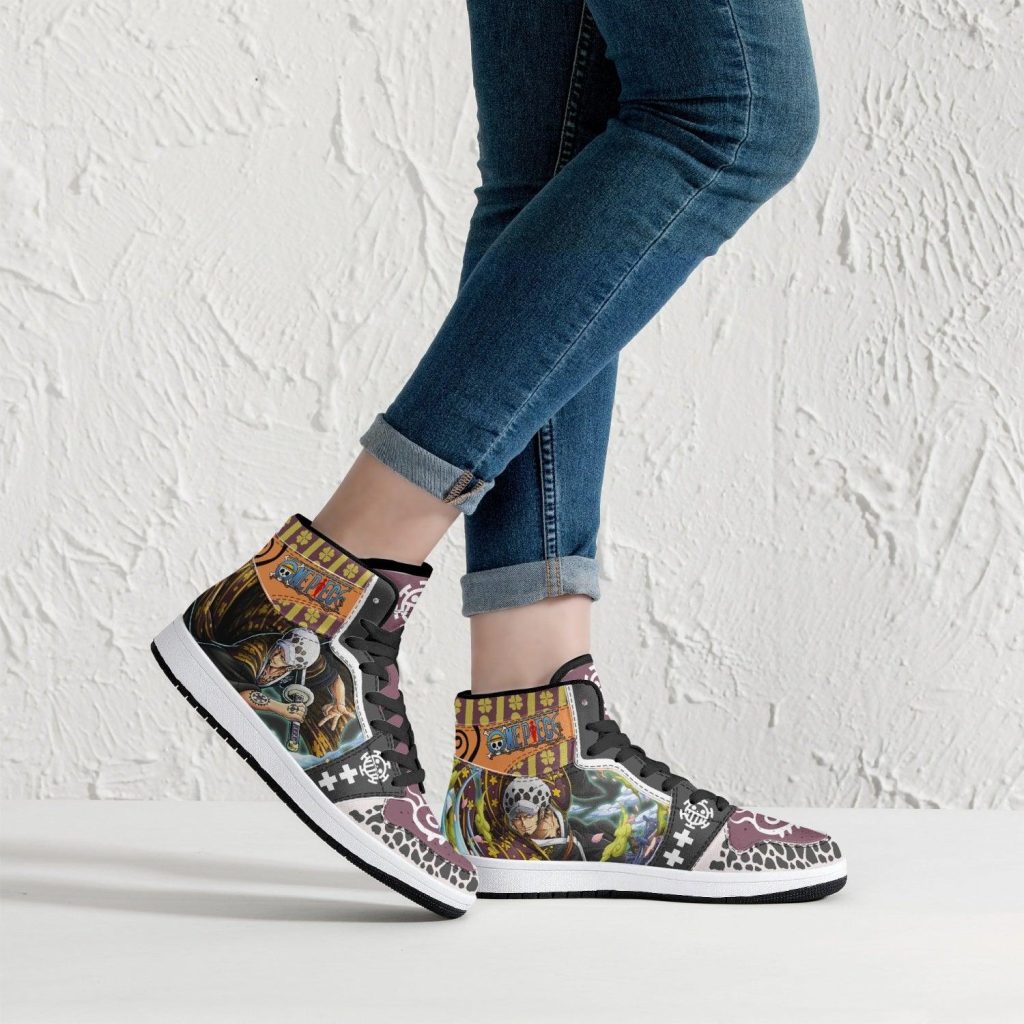 trafalgar d law wano one piece j force shoes 5 - Anime Shoes World