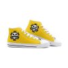 trafalgar law one piece classic high top canvas shoes 3 - Anime Shoes World