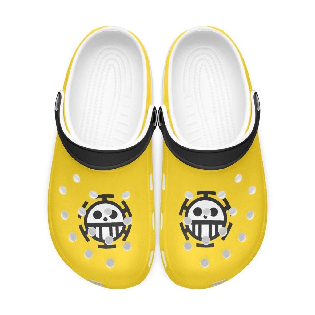 trafalgar law one piece custom clogs 2 - Anime Shoes World