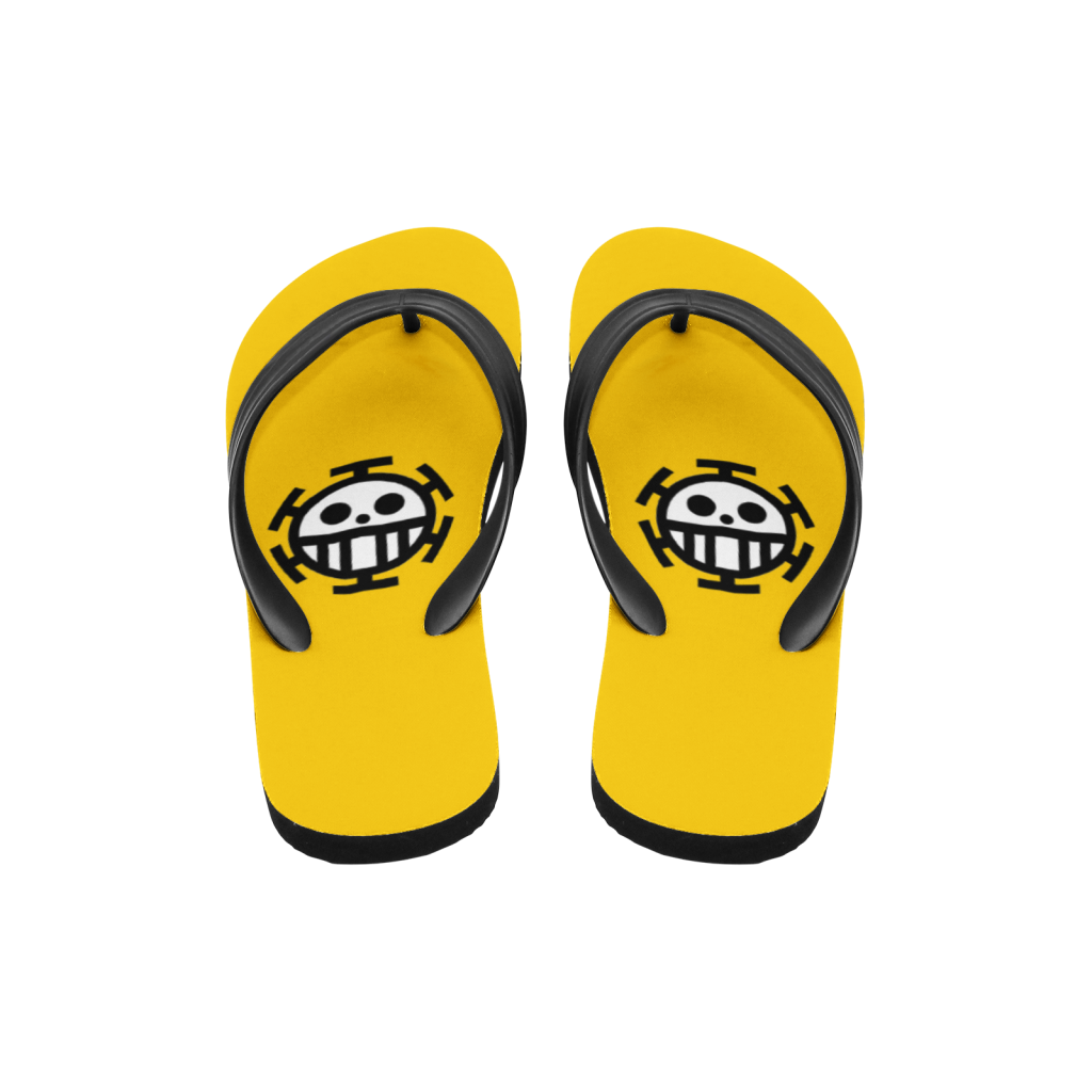 trafalgar law one piece custom flip flops 2 - Anime Shoes World