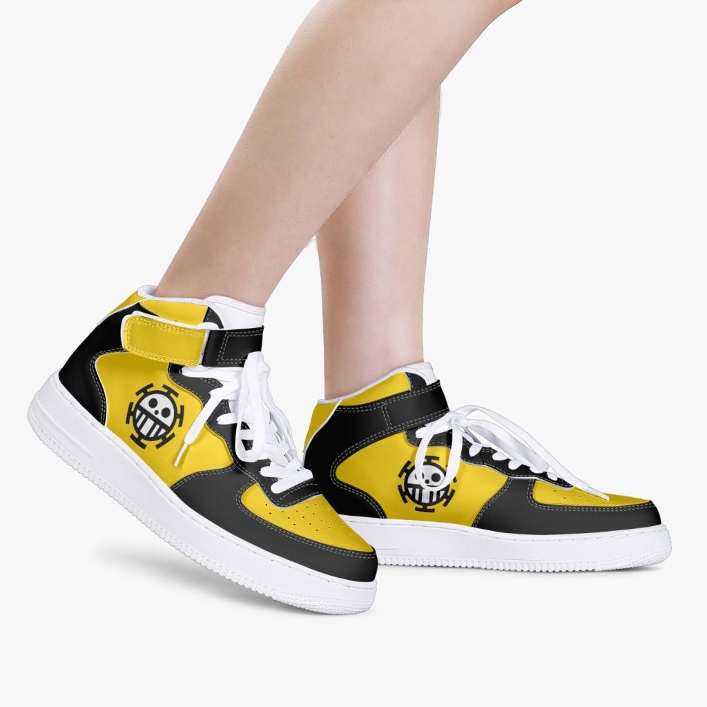 trafalgar law one piece high top kamikaze shoes 9 - Anime Shoes World