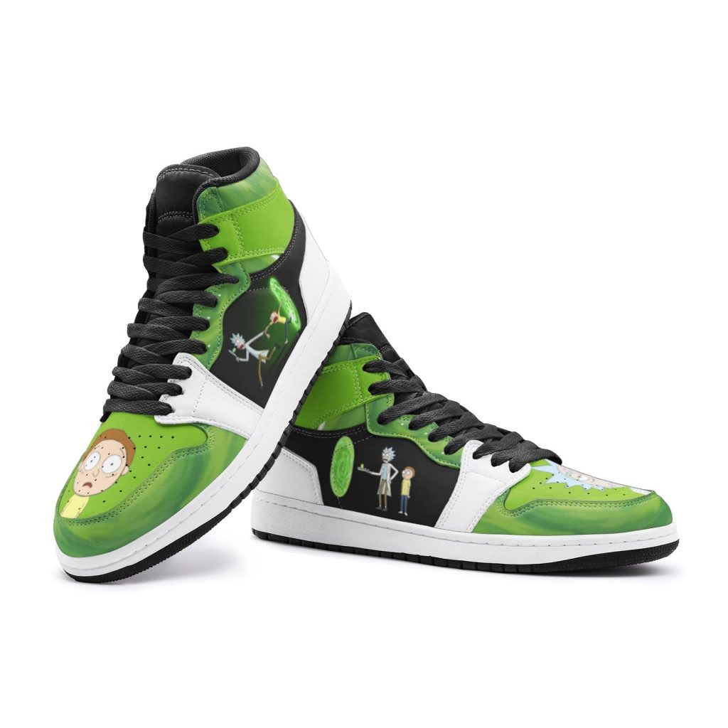 travel time rick and morty jd1 shoes 4 - Anime Shoes World